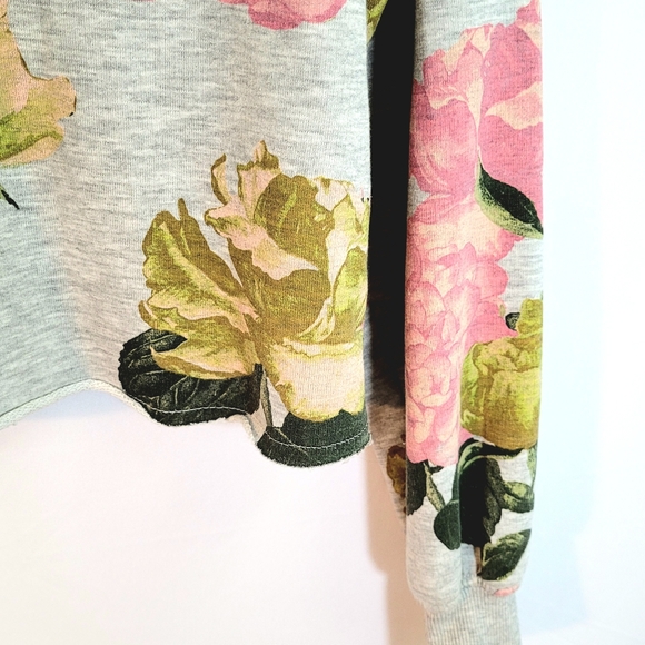 H&M Floral Hooded Sweatshirt - Picture 3 of 7